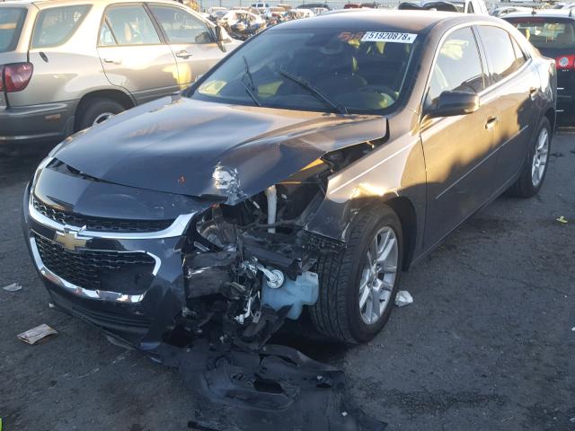 1G11C5SL4FF328777 - 2015 CHEVROLET MALIBU 1LT CHARCOAL photo 2