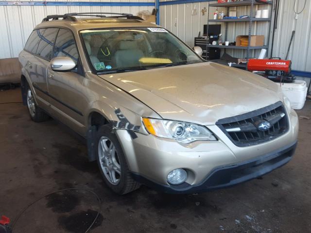 4S4BP85CX94325570 - 2009 SUBARU OUTBACK 3. GOLD photo 1