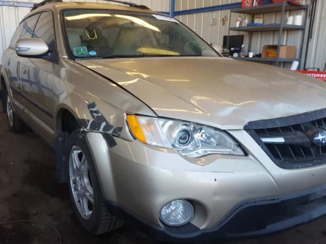 4S4BP85CX94325570 - 2009 SUBARU OUTBACK 3. GOLD photo 9