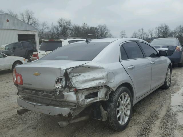 1G1ZG5E74CF315139 - 2012 CHEVROLET MALIBU LTZ 银色 照片 4