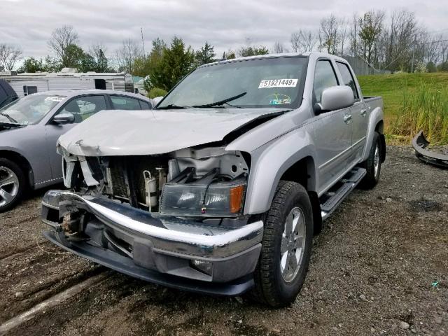 1GCHTDFE1B8102125 - 2011 CHEVROLET COLORADO L SILVER photo 2