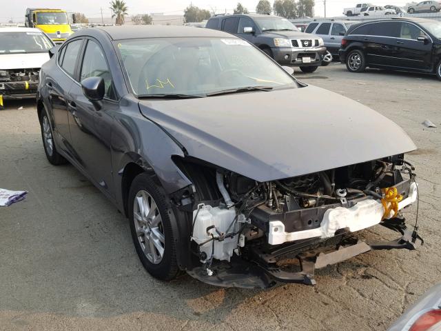 JM1BM1V75E1184877 - 2014 MAZDA 3 TOURING GRAY photo 1