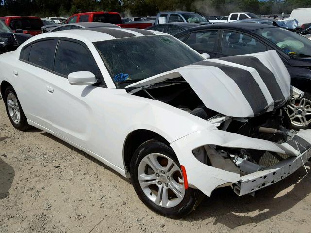 2C3CDXBG8GH109269 - 2016 DODGE CHARGER SE WHITE photo 1