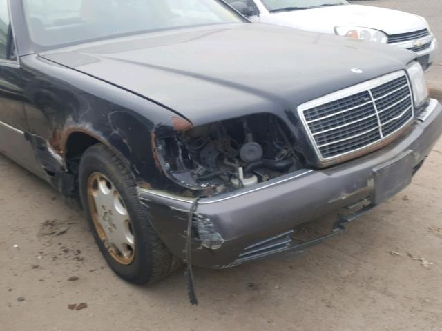 WDBGA43E4PA125600 - 1993 MERCEDES-BENZ 400 SEL BLACK photo 9