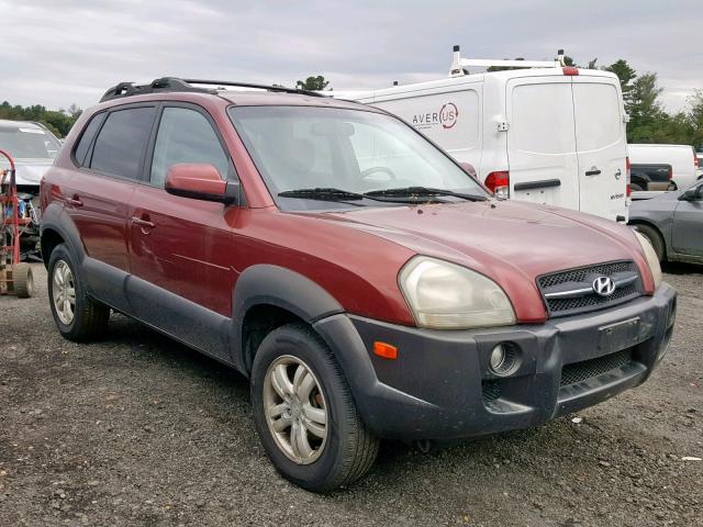 KM8JN12D67U586245 - 2007 HYUNDAI TUCSON SE MAROON photo 1