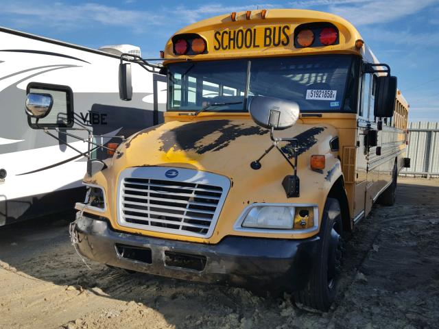 1BAKGC5A3CF285912 - 2012 BLUE BIRD SCHOOL BUS YELLOW photo 2