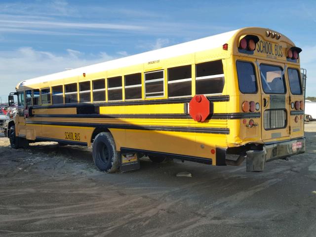 1BAKGC5A3CF285912 - 2012 BLUE BIRD SCHOOL BUS YELLOW photo 3