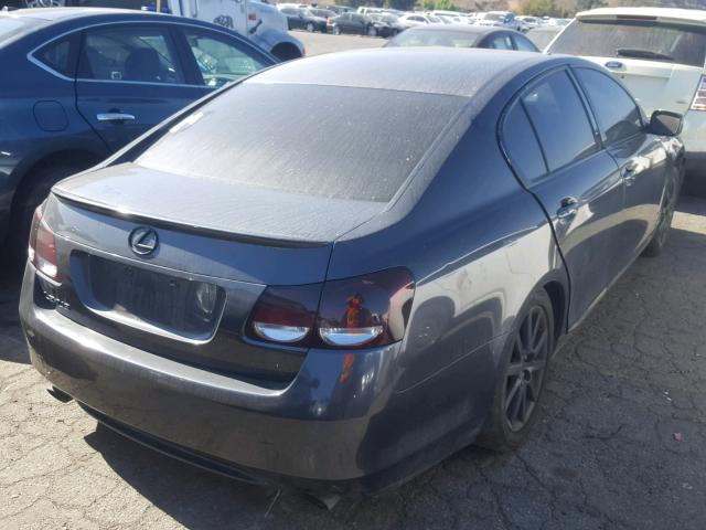 JTHBH96S165043030 - 2006 LEXUS GS GENERAT GRAY photo 4