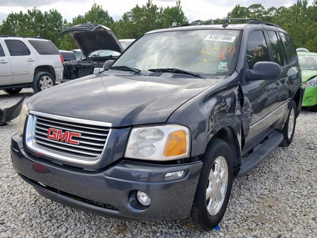 1GKDS13S772279139 - 2007 GMC ENVOY CHARCOAL photo 2