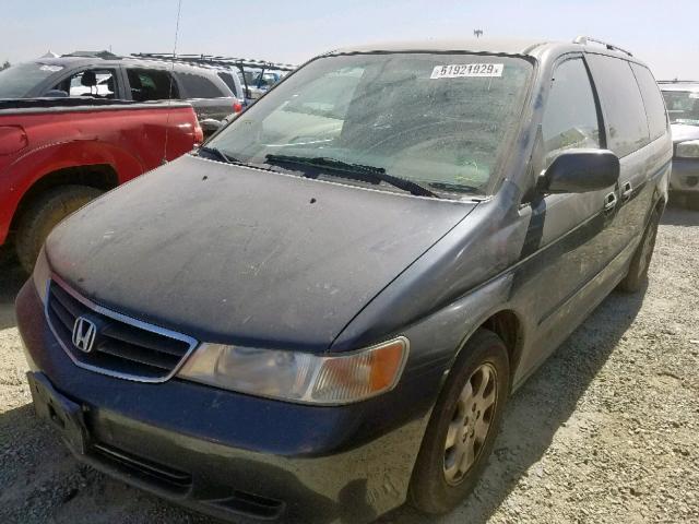 5FNRL18914B119478 - 2004 HONDA ODYSSEY EX GRAY photo 2