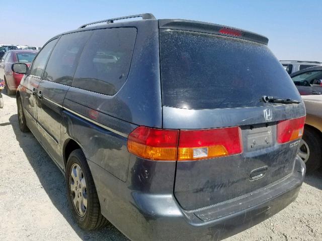 5FNRL18914B119478 - 2004 HONDA ODYSSEY EX GRAY photo 3