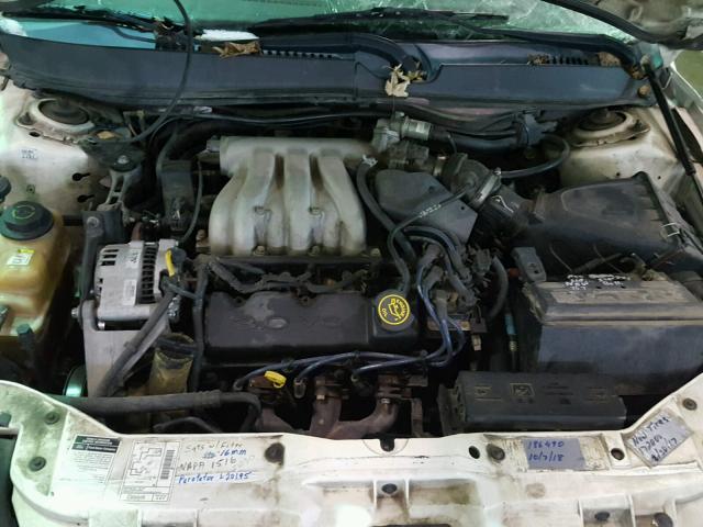 1FAFP55U0YA247013 - 2000 FORD TAURUS SES WHITE photo 7