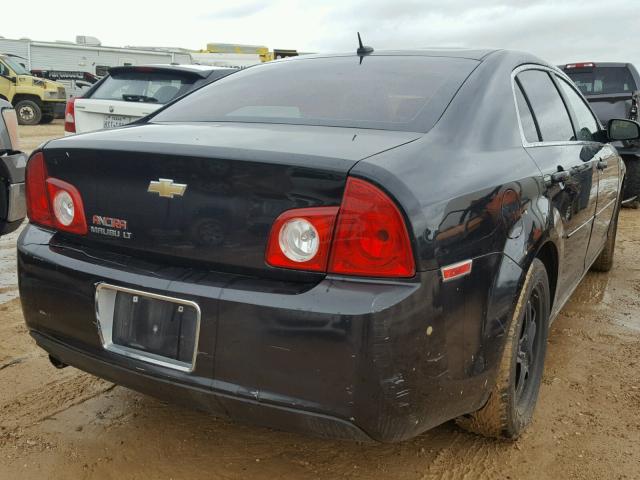 1G1ZC5EB1AF122167 - 2010 CHEVROLET MALIBU 1LT BLACK photo 4