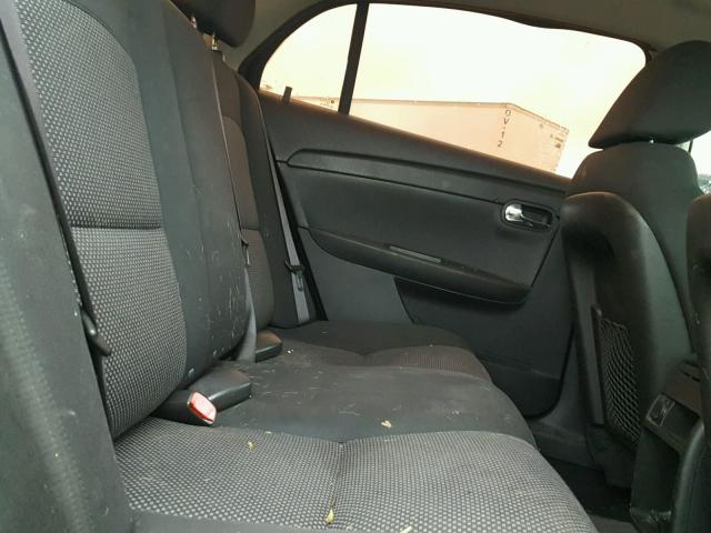 1G1ZC5EB1AF122167 - 2010 CHEVROLET MALIBU 1LT BLACK photo 6