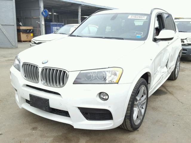 5UXWX7C56BL734423 - 2011 BMW X3 XDRIVE3 WHITE photo 2