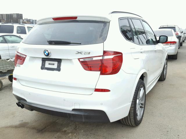 5UXWX7C56BL734423 - 2011 BMW X3 XDRIVE3 WHITE photo 4