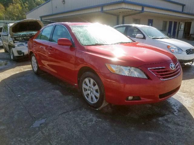 4T1BE46K78U207639 - 2008 TOYOTA CAMRY CE RED photo 1