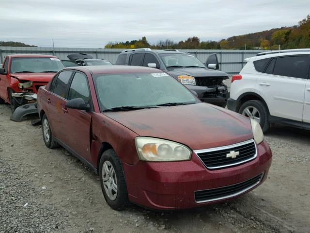 1G1ZS58F37F199004 - 2007 CHEVROLET MALIBU LS წითელი ფოტო 1