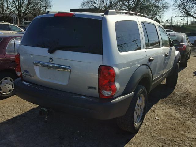 1D4HB48216F169723 - 2006 DODGE DURANGO SL GRAY photo 4