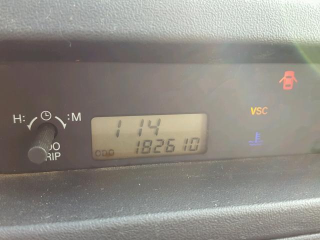 JTLKT334750189631 - 2005 TOYOTA SCION XB Қара фото 8