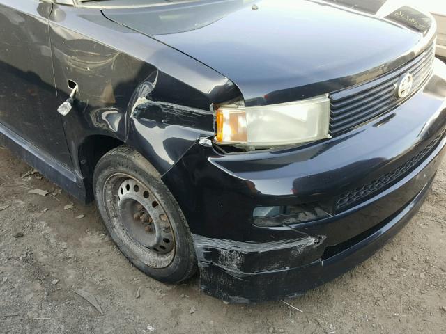 JTLKT334750189631 - 2005 TOYOTA SCION XB Қара фото 9