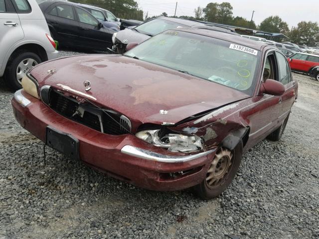 1G4CW52K6X4647847 - 1999 BUICK PARK AVENU RED photo 2