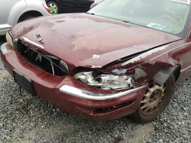 1G4CW52K6X4647847 - 1999 BUICK PARK AVENU RED photo 9