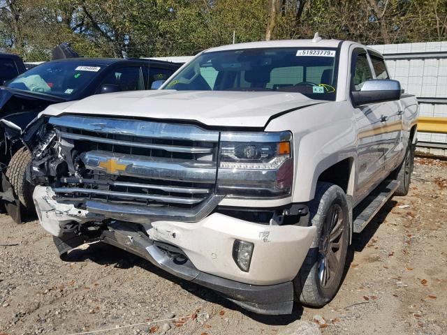 3GCUKTEC7GG225747 - 2016 CHEVROLET SILVERADO WHITE photo 2