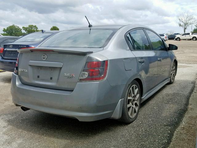 3N1CB61E67L680149 - 2007 NISSAN SENTRA SE- GRAY photo 4