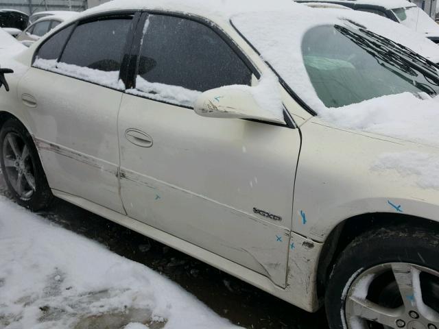 1G2HZ54Y85U136239 - 2005 PONTIAC BONNEVILLE WHITE photo 9