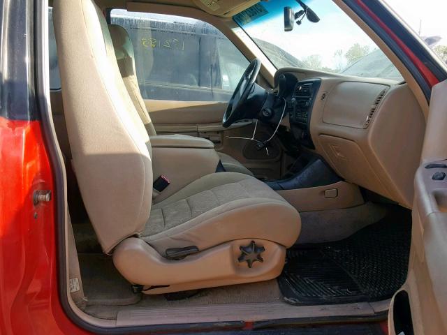 1FMYU24E8XUC45491 - 1999 FORD EXPLORER RED photo 5