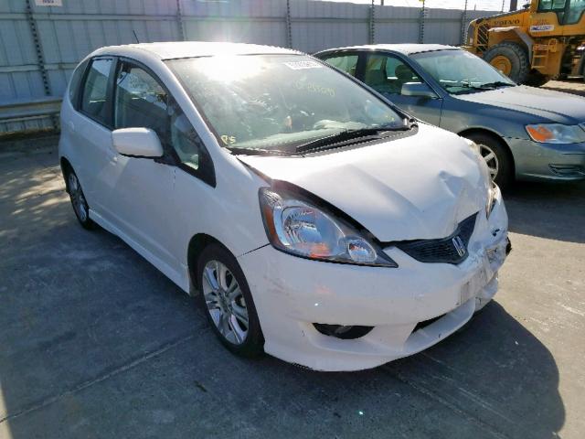 JHMGE8H44AC002791 - 2010 HONDA FIT SPORT WHITE photo 1