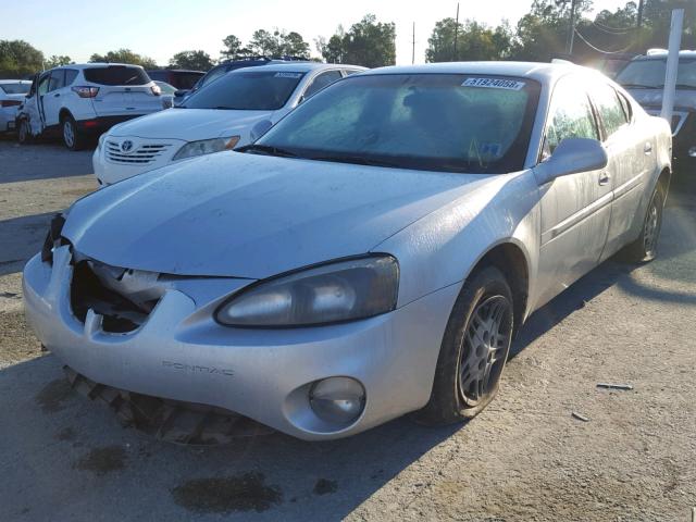 2G2WP522X41345343 - 2004 PONTIAC GRAND PRIX SILVER photo 2