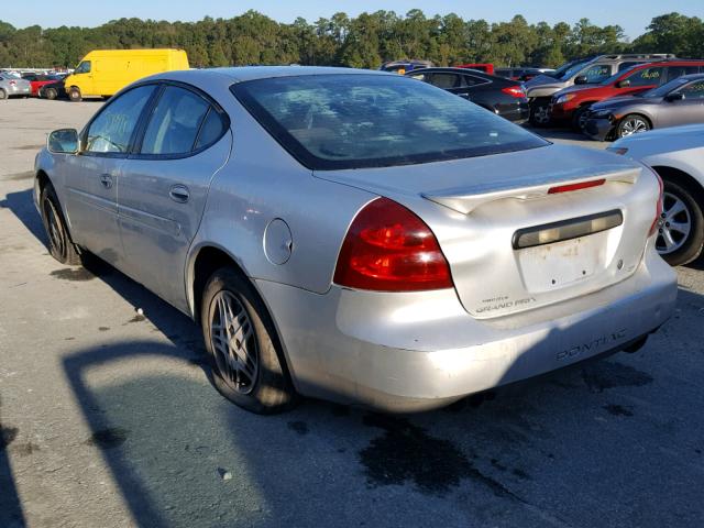 2G2WP522X41345343 - 2004 PONTIAC GRAND PRIX SILVER photo 3