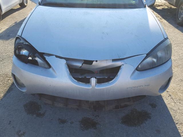 2G2WP522X41345343 - 2004 PONTIAC GRAND PRIX SILVER photo 9