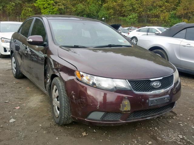 KNAFU4A24A5290833 - 2010 KIA FORTE EX PURPLE photo 1