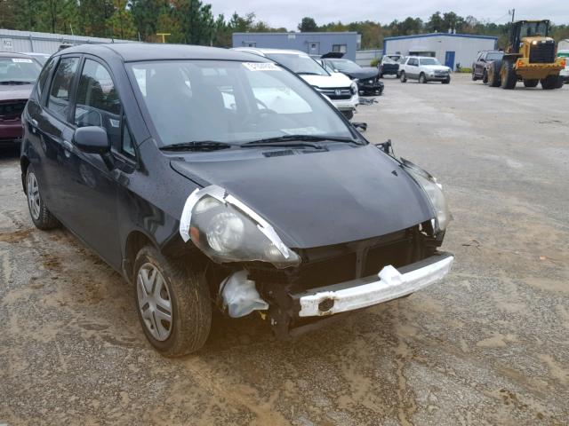 JHMGD37417S065692 - 2007 HONDA FIT BLACK photo 1