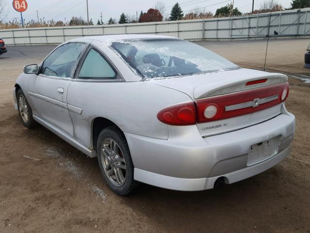 1G1JH12F137240585 - 2003 CHEVROLET CAVALIER L SILVER photo 3