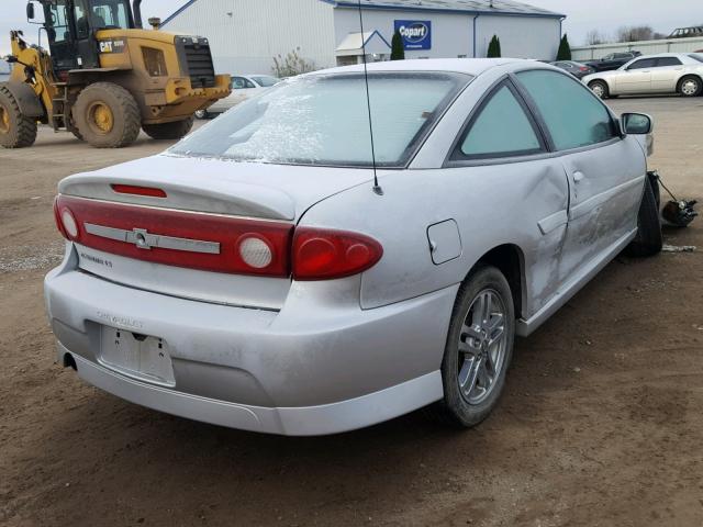 1G1JH12F137240585 - 2003 CHEVROLET CAVALIER L SILVER photo 4