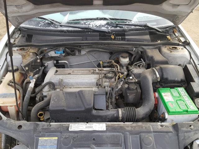 1G1JH12F137240585 - 2003 CHEVROLET CAVALIER L SILVER photo 7