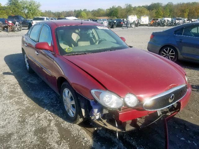 2G4WC532651292627 - 2005 BUICK LACROSSE C RED photo 1