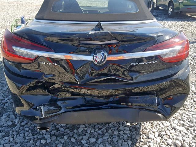 W04WH3N53JG050869 - 2018 BUICK CASCADA PR BLACK photo 9