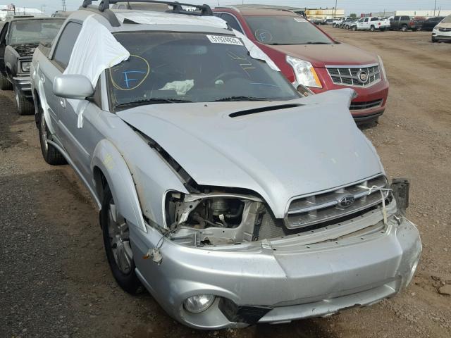 4S4BT63C965104471 - 2006 SUBARU BAJA TURBO SILVER photo 1