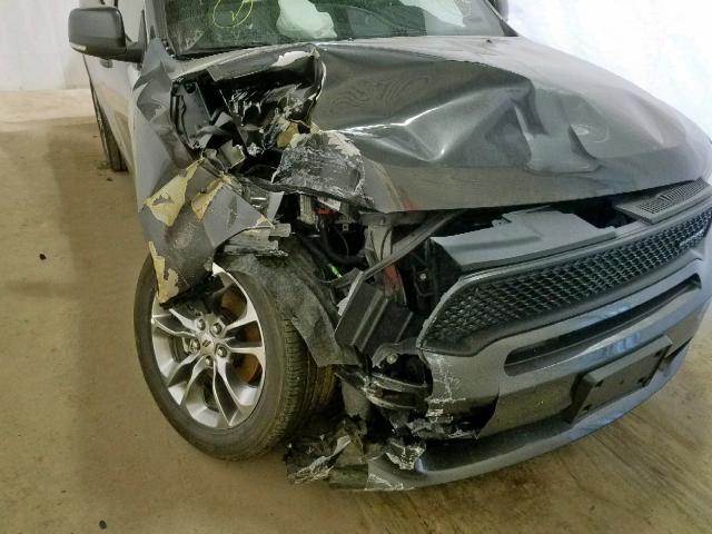 1C4RDJDG4KC722033 - 2019 DODGE DURANGO GT CHARCOAL photo 9