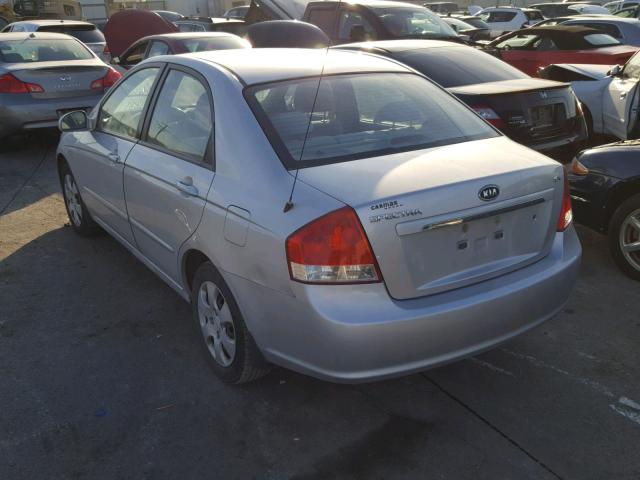 KNAFE121875457480 - 2007 KIA SPECTRA EX SILVER photo 3