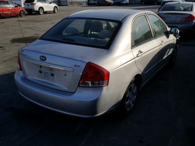 KNAFE121875457480 - 2007 KIA SPECTRA EX SILVER photo 4