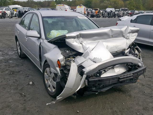 5NPET46C37H282959 - 2007 HYUNDAI SONATA GLS SILVER photo 1