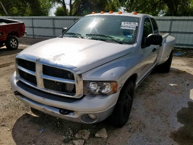 3D7MA48C13G761128 - 2003 DODGE RAM 3500 S SILVER photo 2