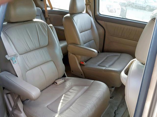 5FNRL18064B055164 - 2004 HONDA ODYSSEY EX GOLD photo 6