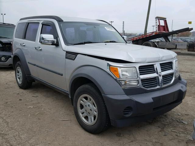 1D8GU28K98W171277 - 2008 DODGE NITRO SXT SILVER photo 1